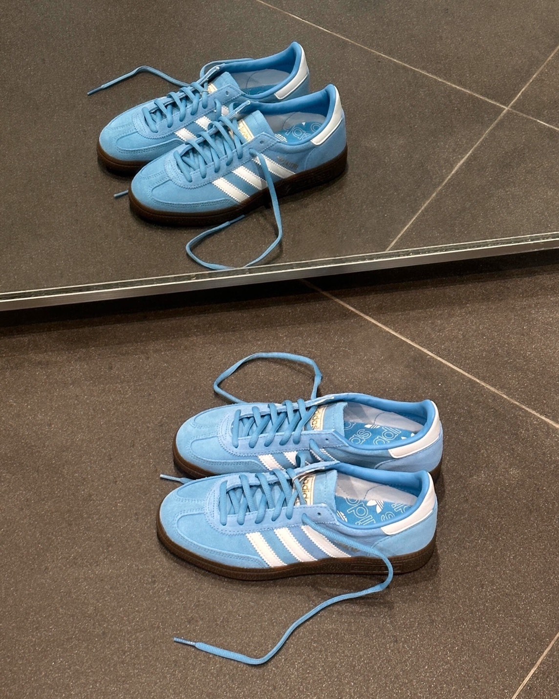 【OWN】Adidas HANDBALL SPEZIAL 麂皮 休閒 平底 球鞋 成人款 寶寶藍 德訓鞋 BD7632