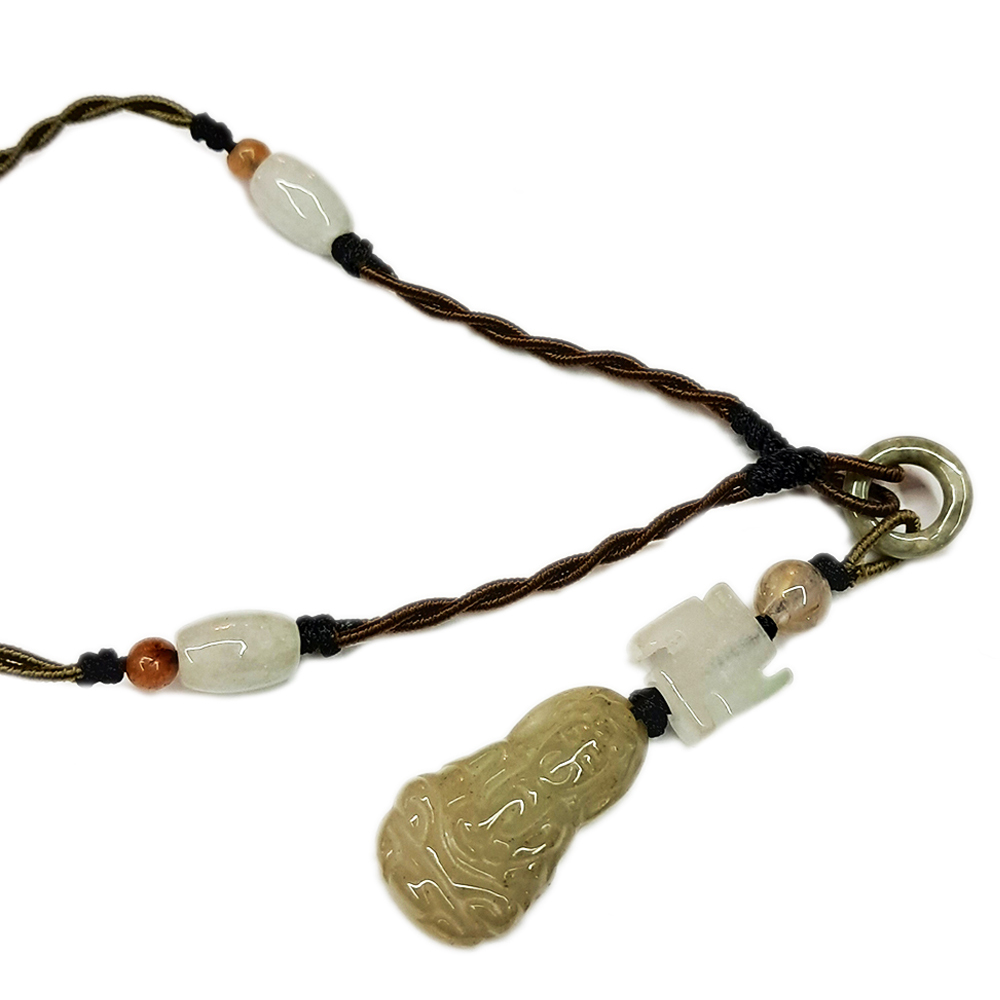 觀音小玉佩{微型}中國結項鍊【十方】133785