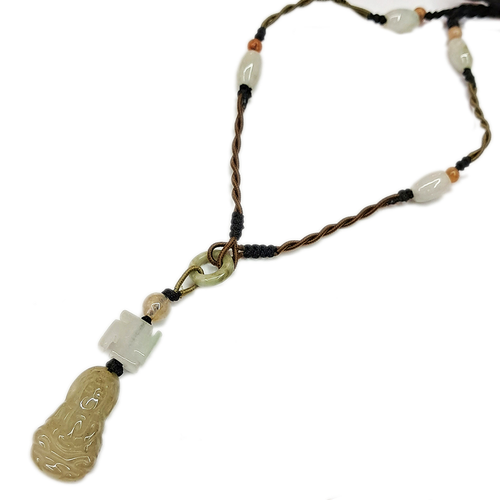 觀音小玉佩{微型}中國結項鍊【十方】133785