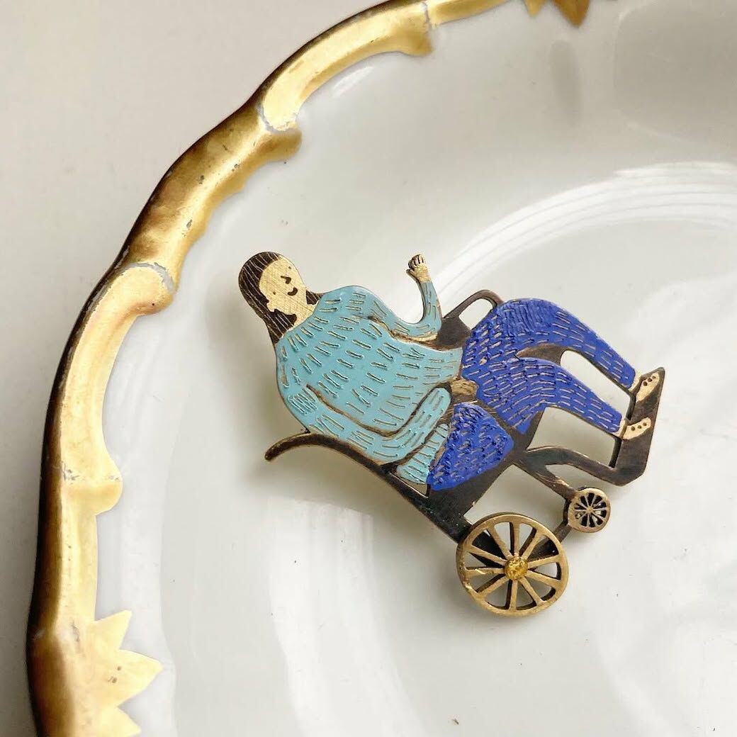 我自己的路 | 胸針