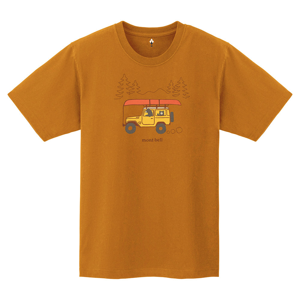 Montbell Pear Skin Cotton Tee Let's Go 2104867 純綿 T-Shirt