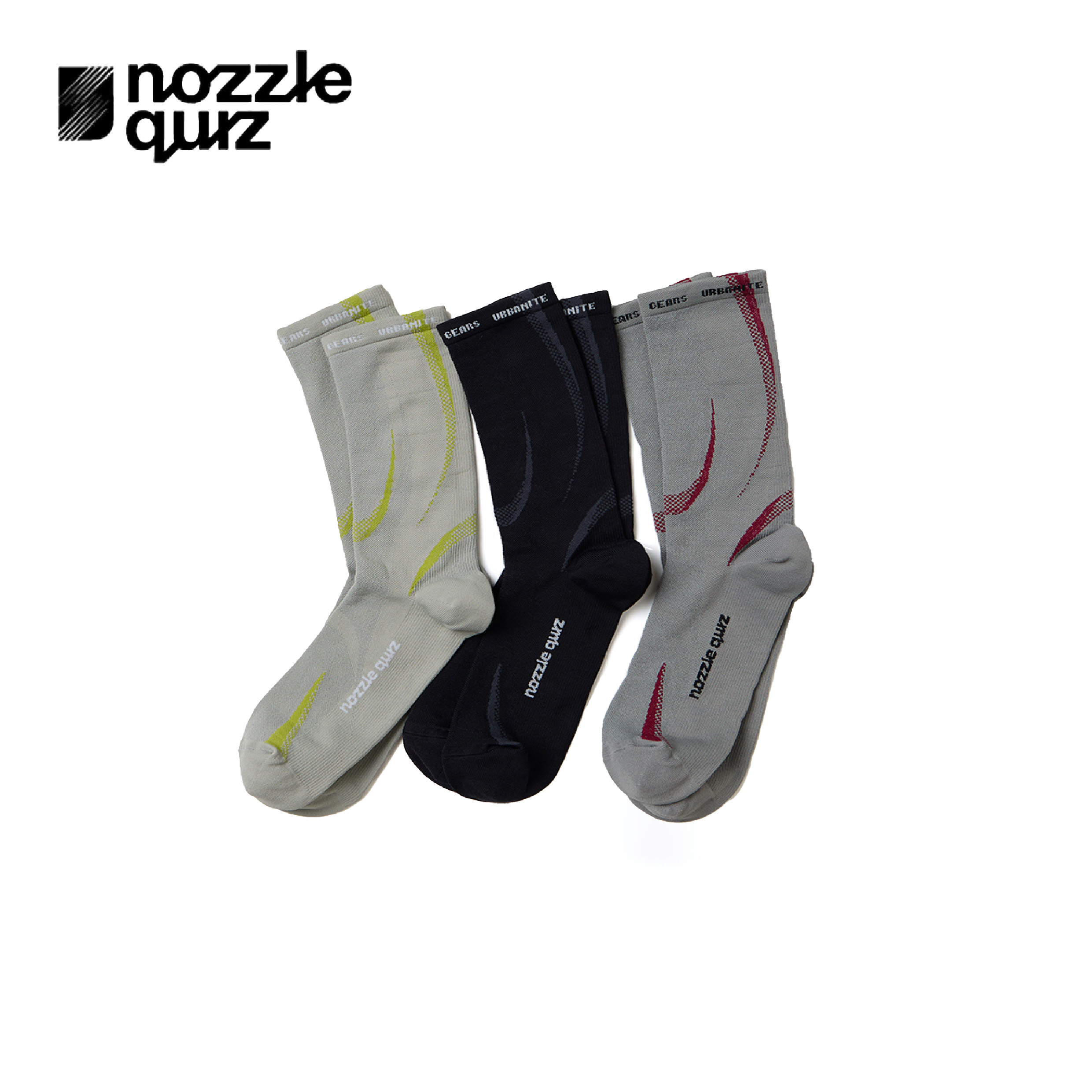 nozzle quiz 後研設計 / Tactel® Airy 輕量中高筒休閒襪