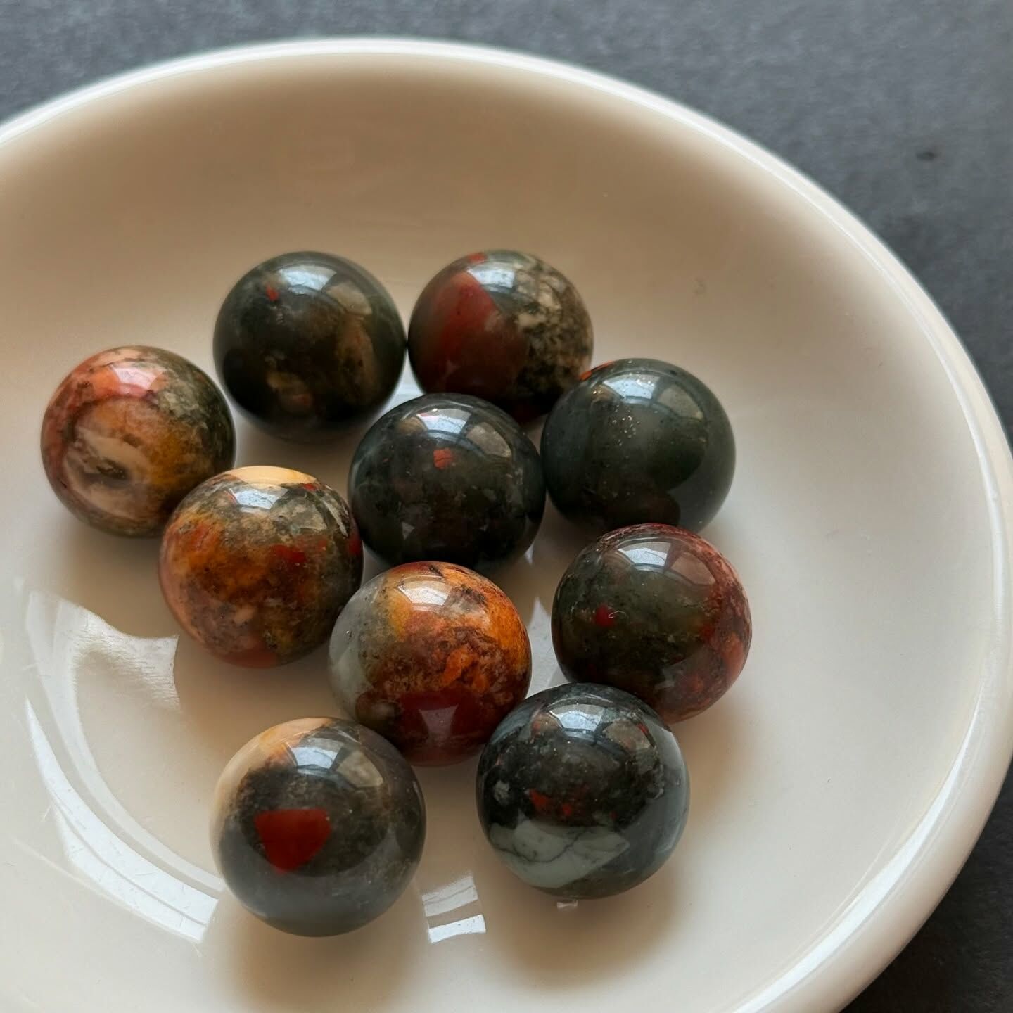 [原石] 龍血石 水晶小球