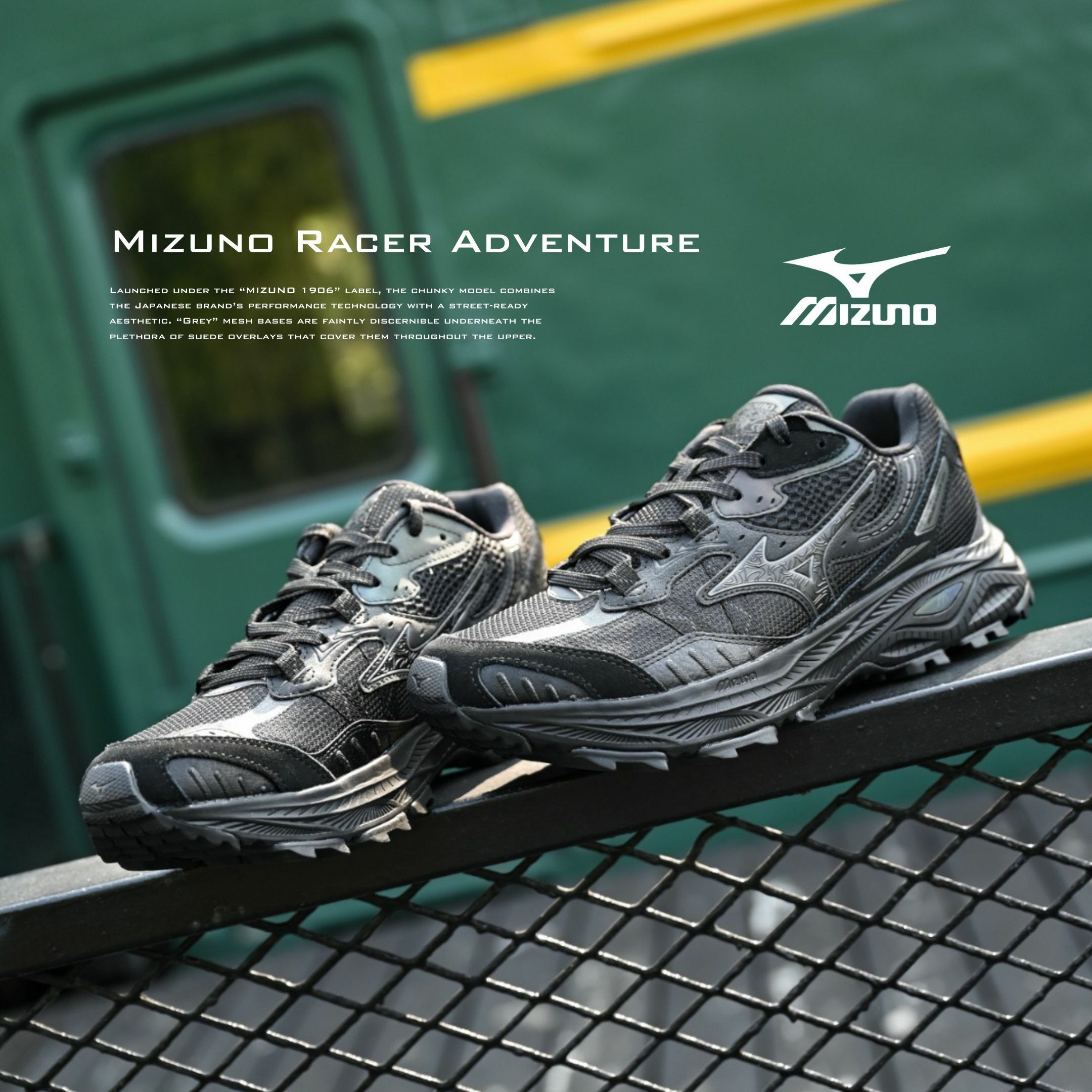 NICEDAY 代購 Mizuno Racer Adventure 黑色 黑 全黑 工裝 機能鞋 登山鞋 D1GH241201