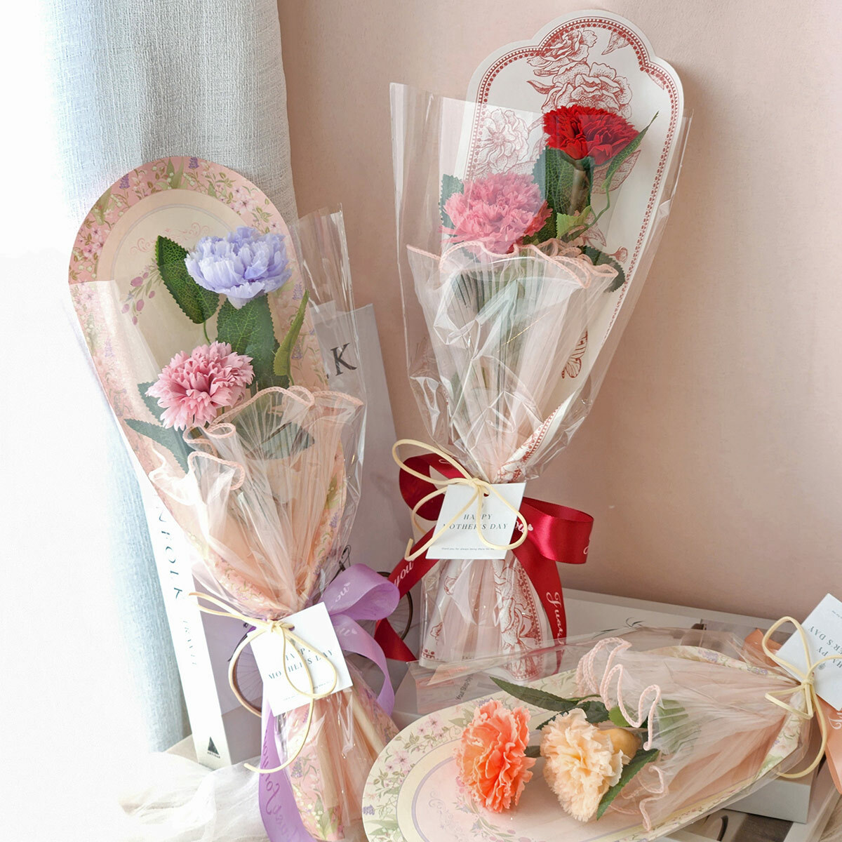 G69｜宮廷風香氛康乃馨花束