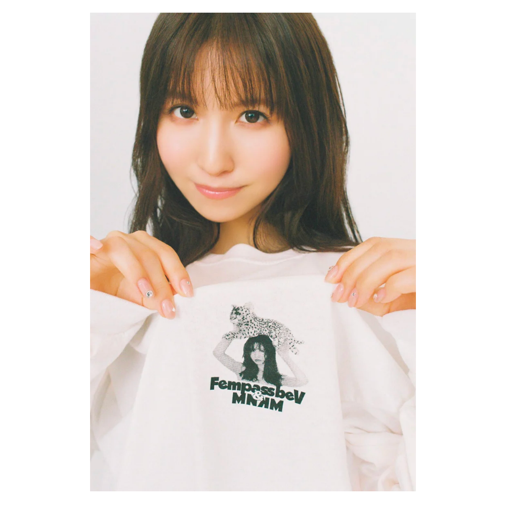 桜空もも コラボ MOMO SAKURA LONG SLEEVE BY MNKM 長䄂 Tシャツ TEE