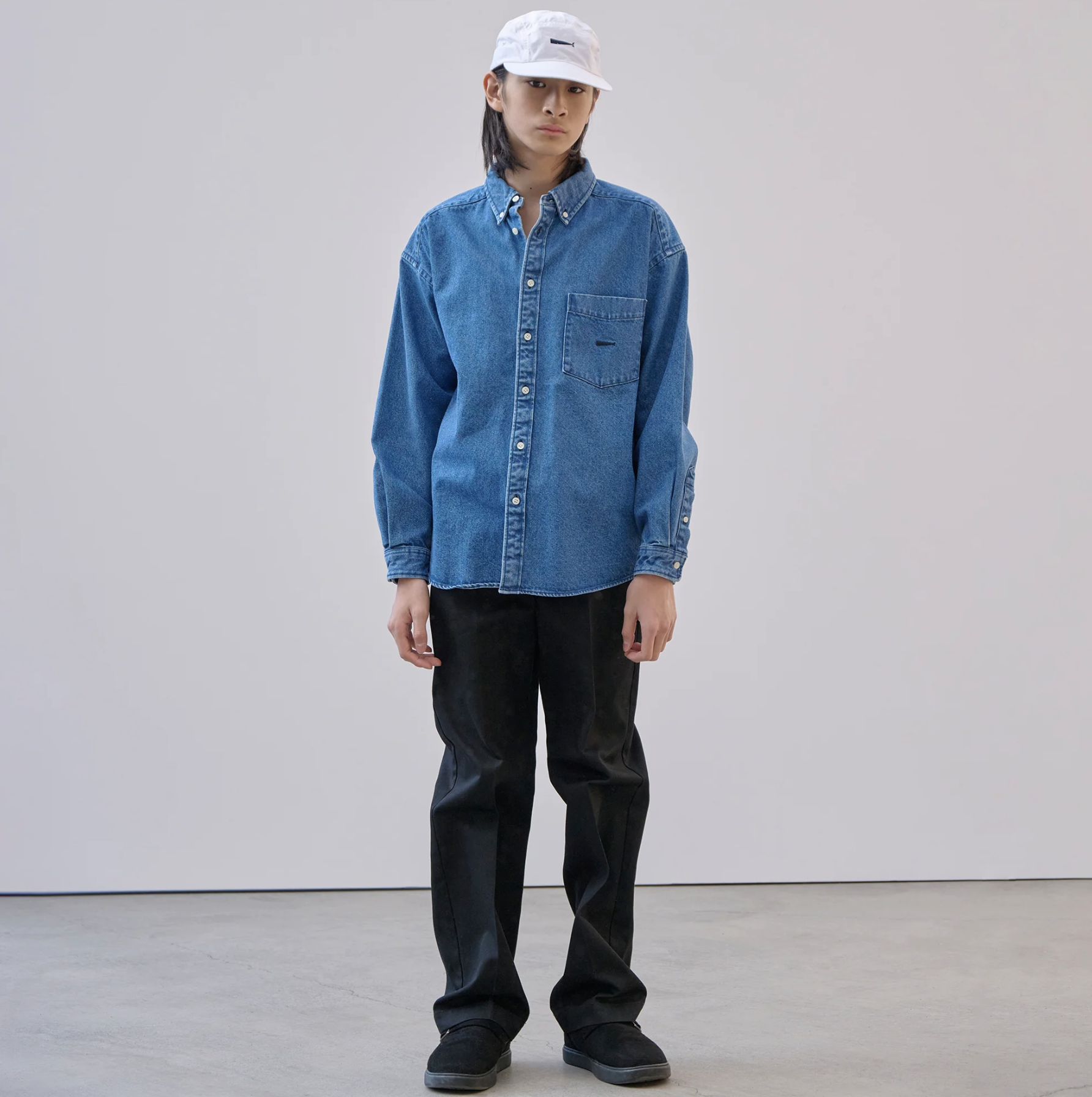 DESCENDANT SS25 ALLMAN DENIM LS SHIRT