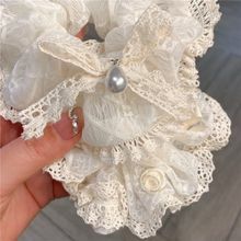 [3 FOR RM10] Mori Girl Lace Cream Scrunchies