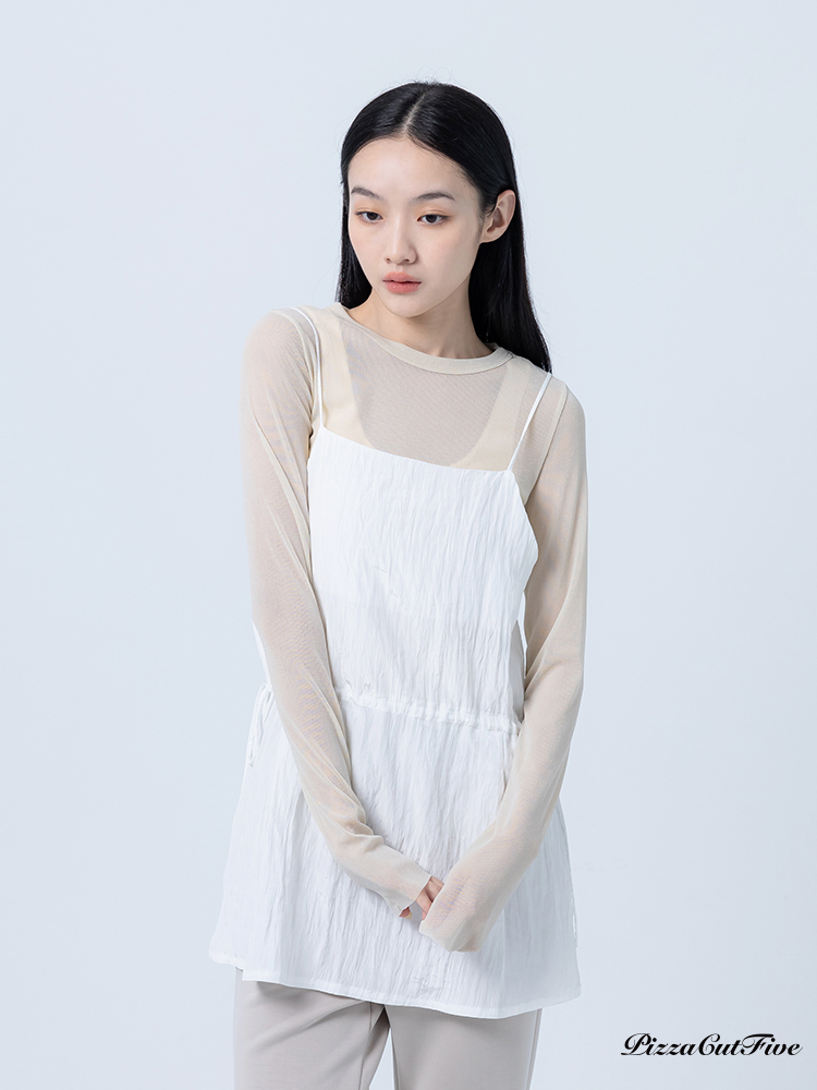 [SALE]抽繩細肩造型背心 PizzaCutFive PCF252411002
