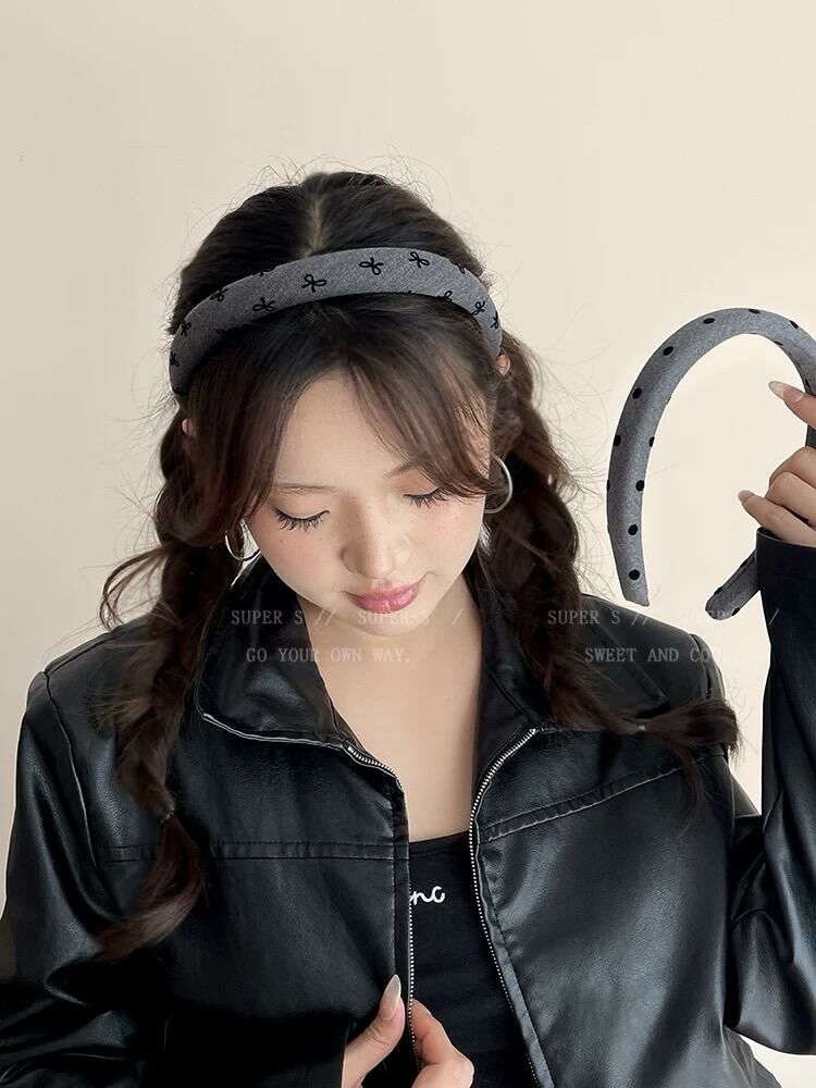 [2 FOR RM10] Velvet Bow Elegant Headband