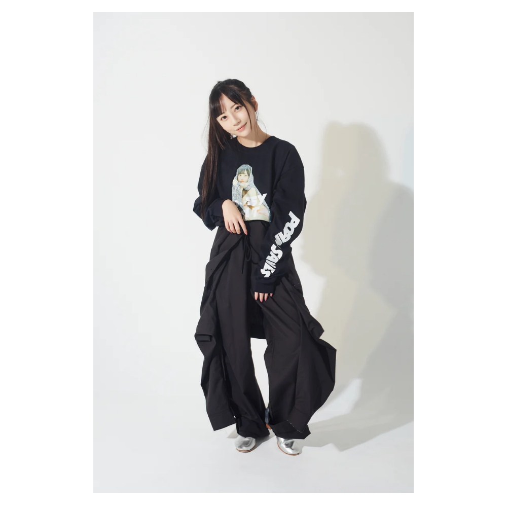 七沢みあ コラボ Mia Nanasawa LONG SLEEVE BY MNKM 長䄂 Tシャツ TEE