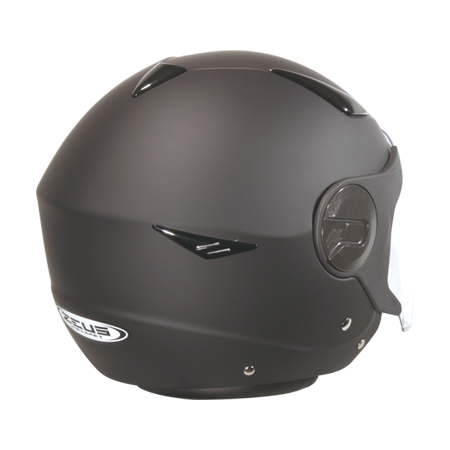 ZEUS ZS-612A 消光黑 素色 四分之三 半罩式  內墨片