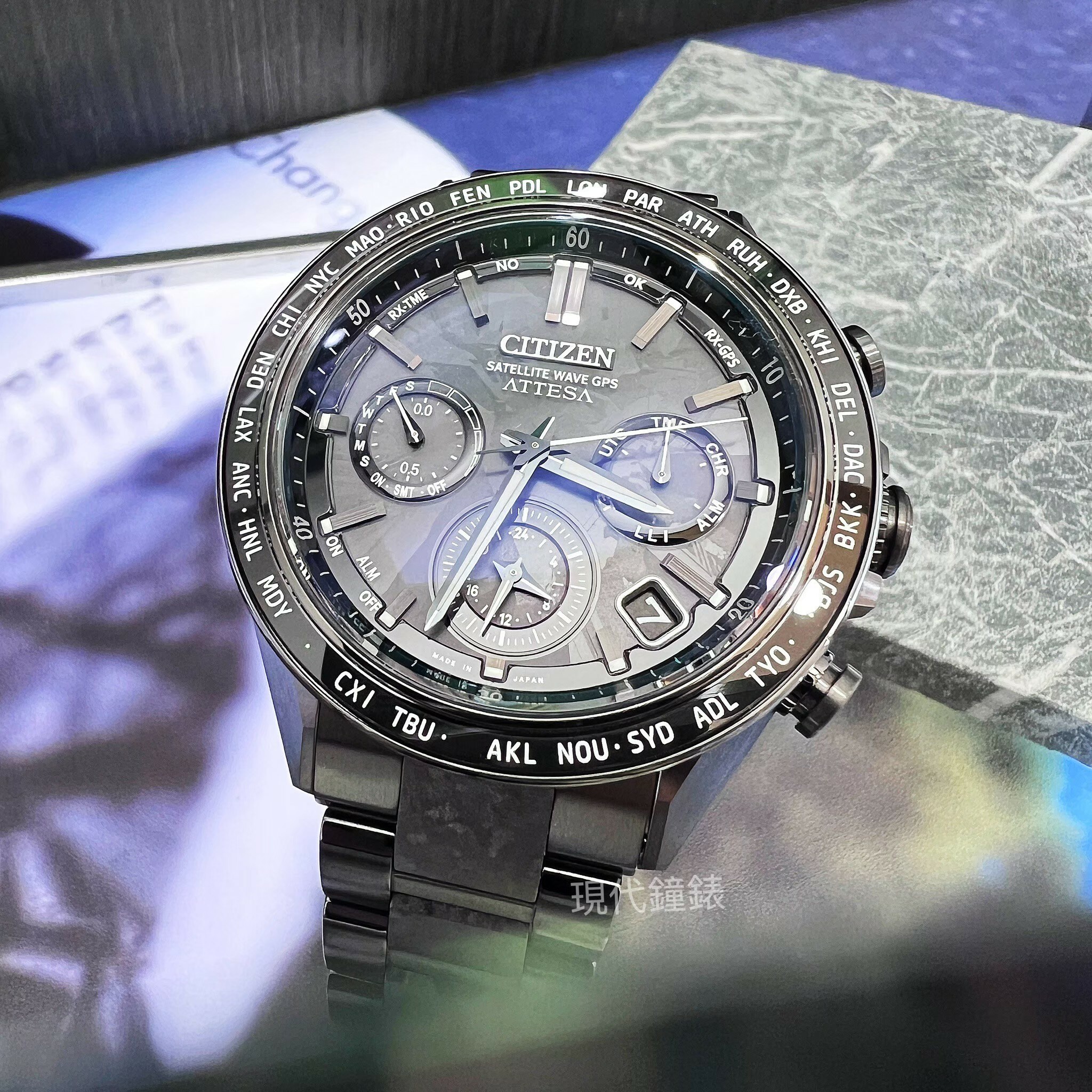 【CITIZEN 星辰】GPS衛星對時 HAKUTO-R限量版鈦金屬男錶CC4067-66E 44.6mm 現代鐘錶