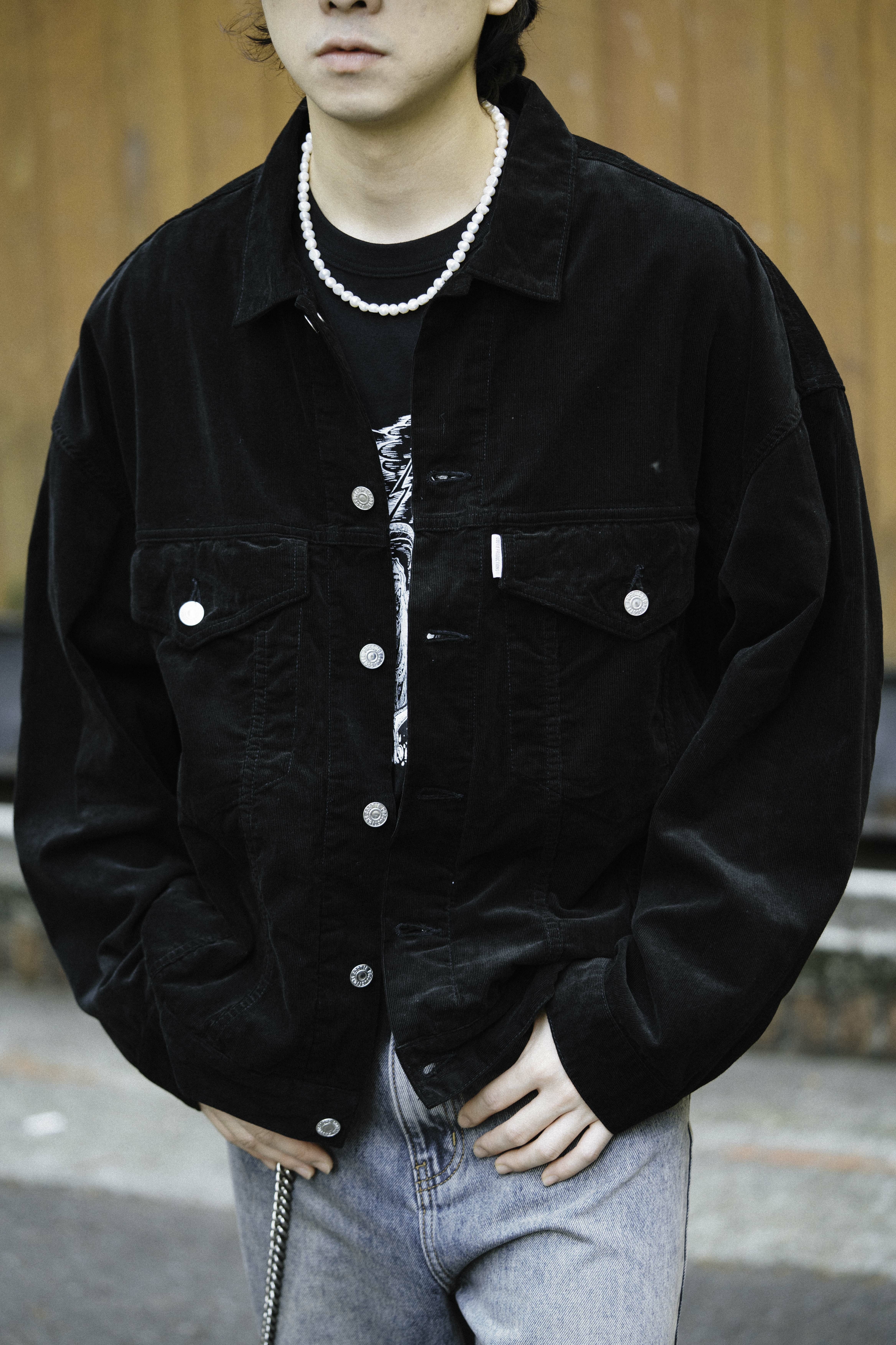 COOTIE PRODUCTIONS - 3rd Type Corduroy Jacket / BLACK