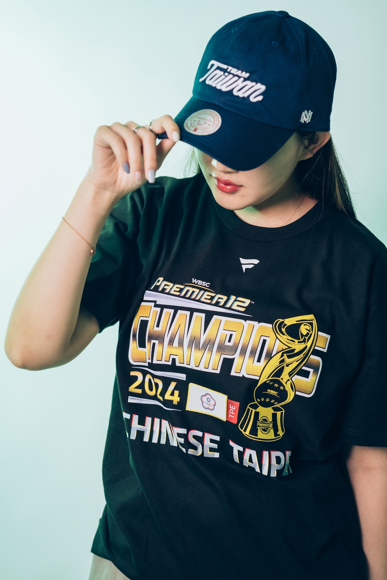 Taiwan短袖 WBSC Premier 12強 冠軍黑 短袖 Fanatics Tee 日本限定 世界冠軍 台灣 中華台北