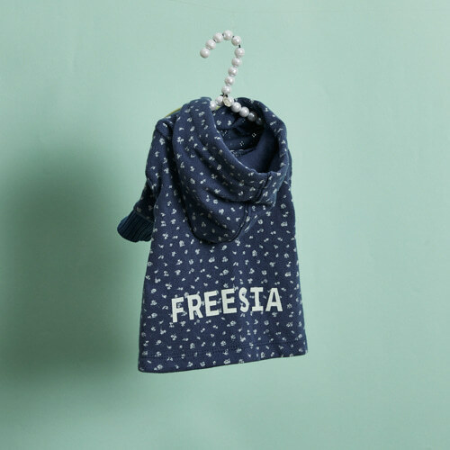 Louisdog Freesia 花卉印花連帽衫