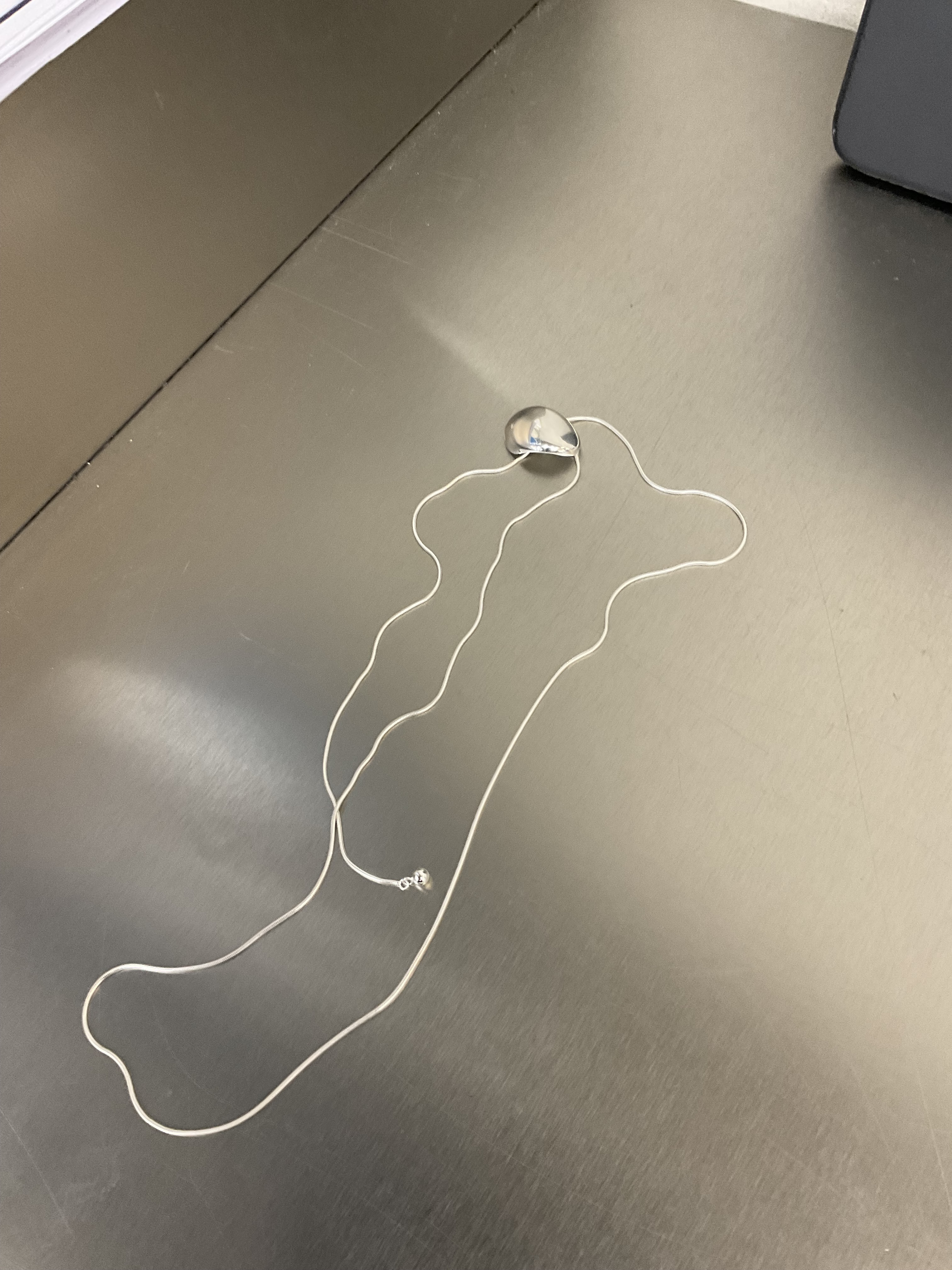 Stone adjustable necklace