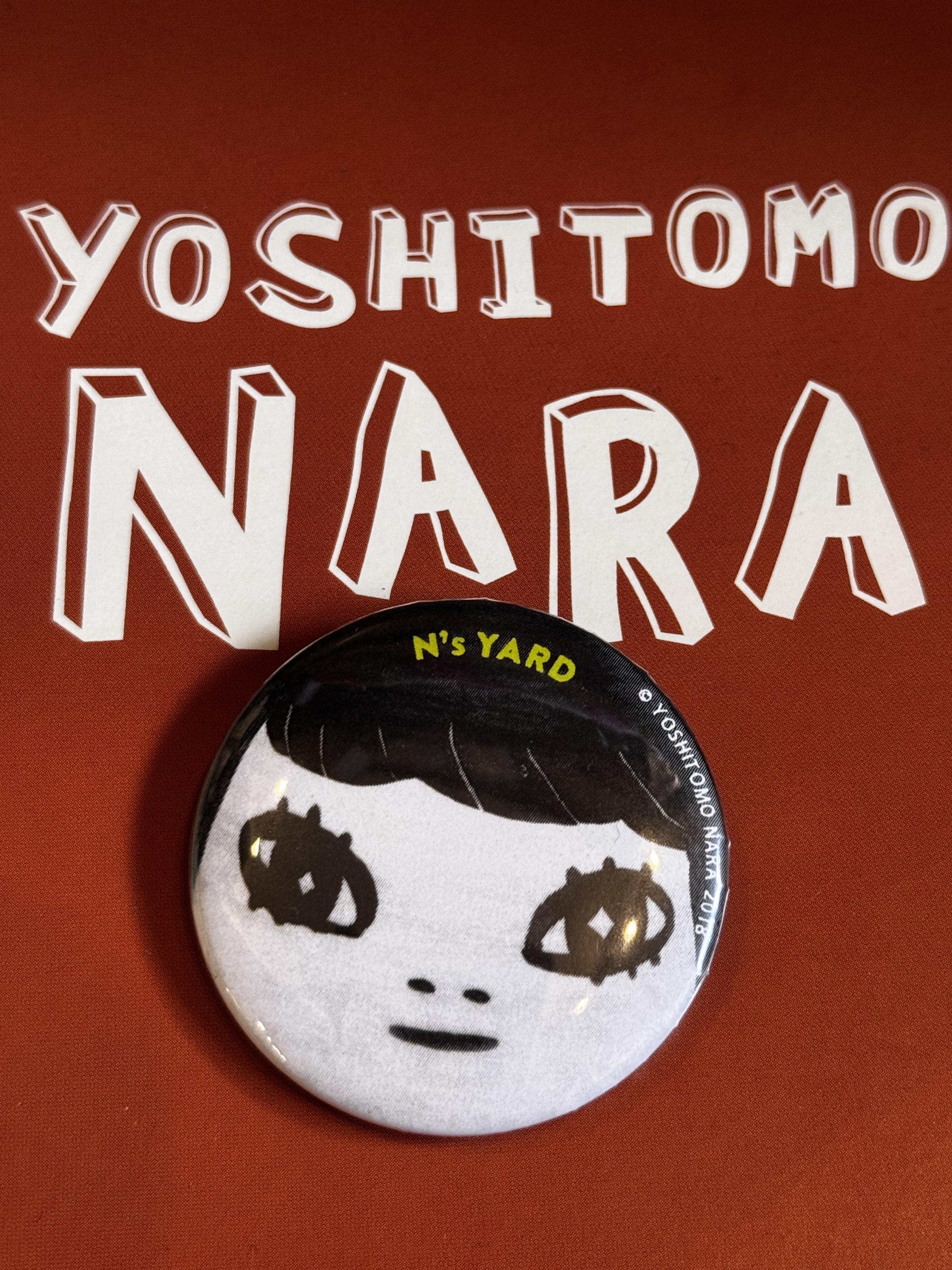 奈良美智 金屬徽章別針