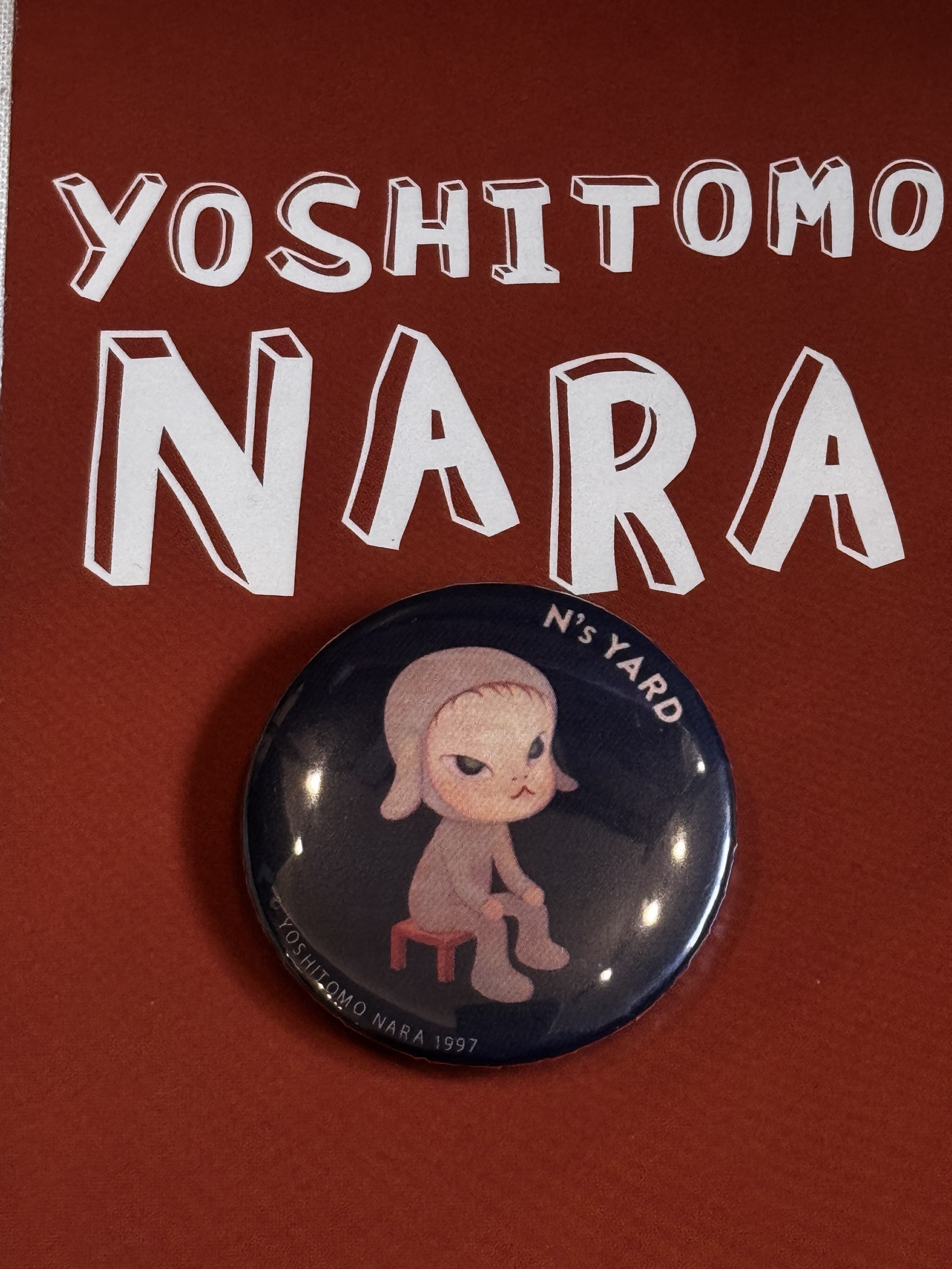 奈良美智 金屬徽章別針