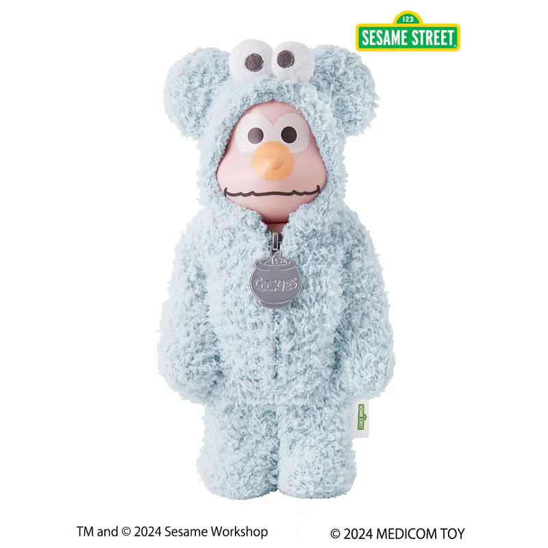 “芝麻街 SESAME STREET” × GELATO PIQUE ELMO / COOKIE MONSTER COSTUME 400％ BE@RBRICK