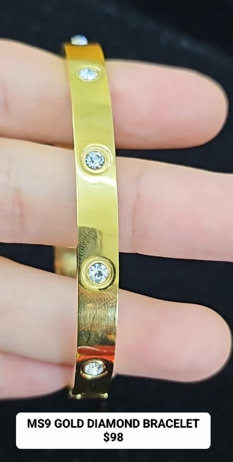 MS9 (1) GOLD DIAMOND BRACELET