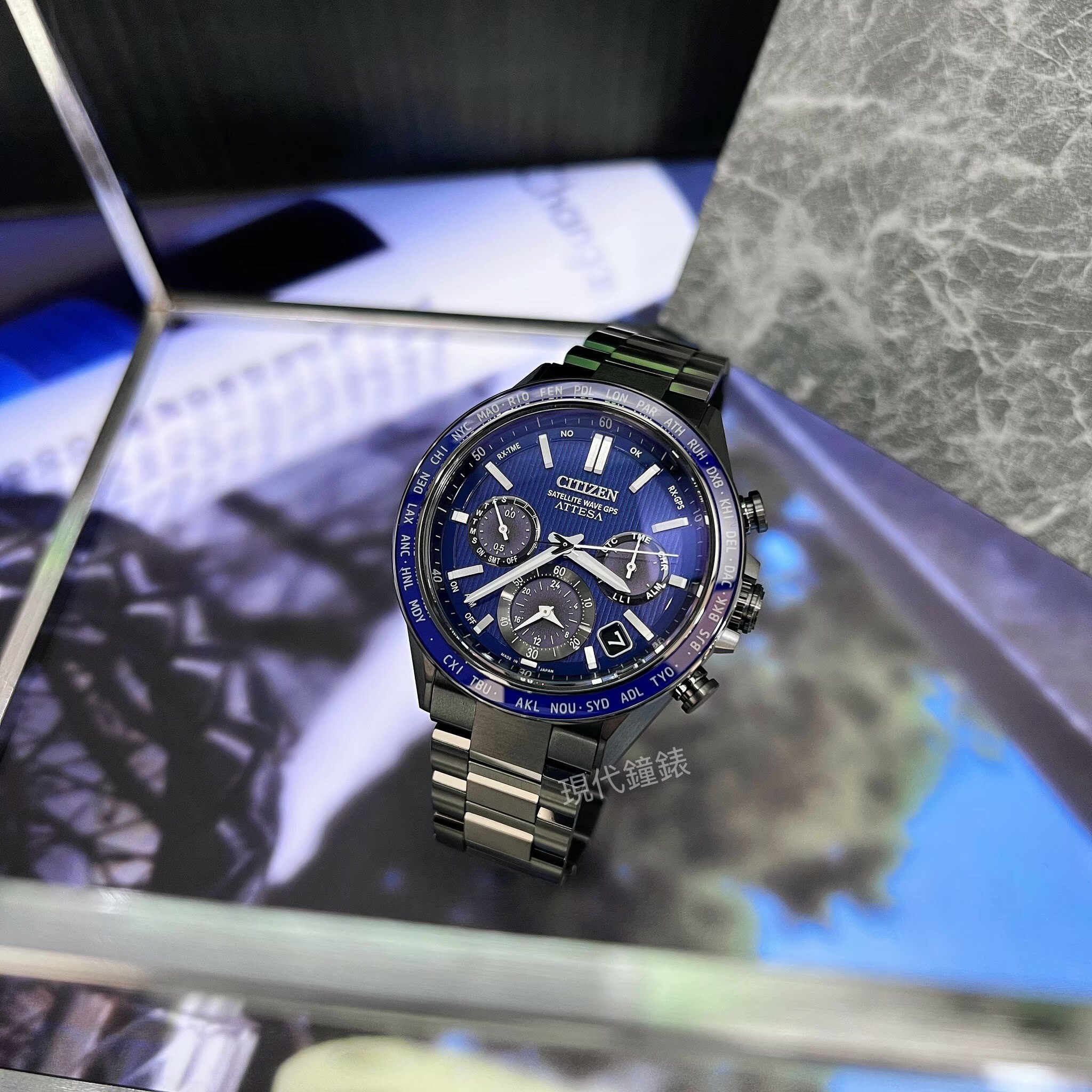 【CITIZEN 星辰】GPS衛星對時 ATTESA 星際鈦金屬男錶CC4059-64L 44.6mm 現代鐘錶