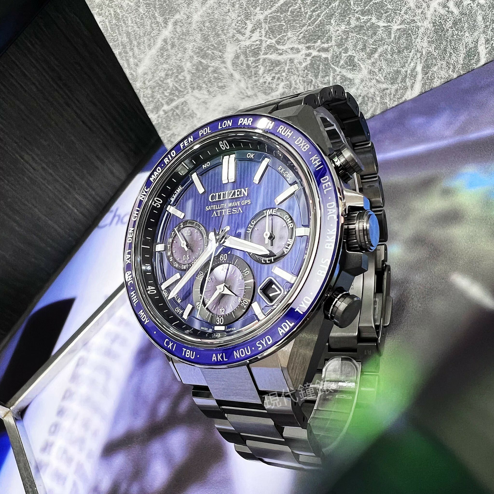 【CITIZEN 星辰】GPS衛星對時 ATTESA 星際鈦金屬男錶CC4059-64L 44.6mm 現代鐘錶