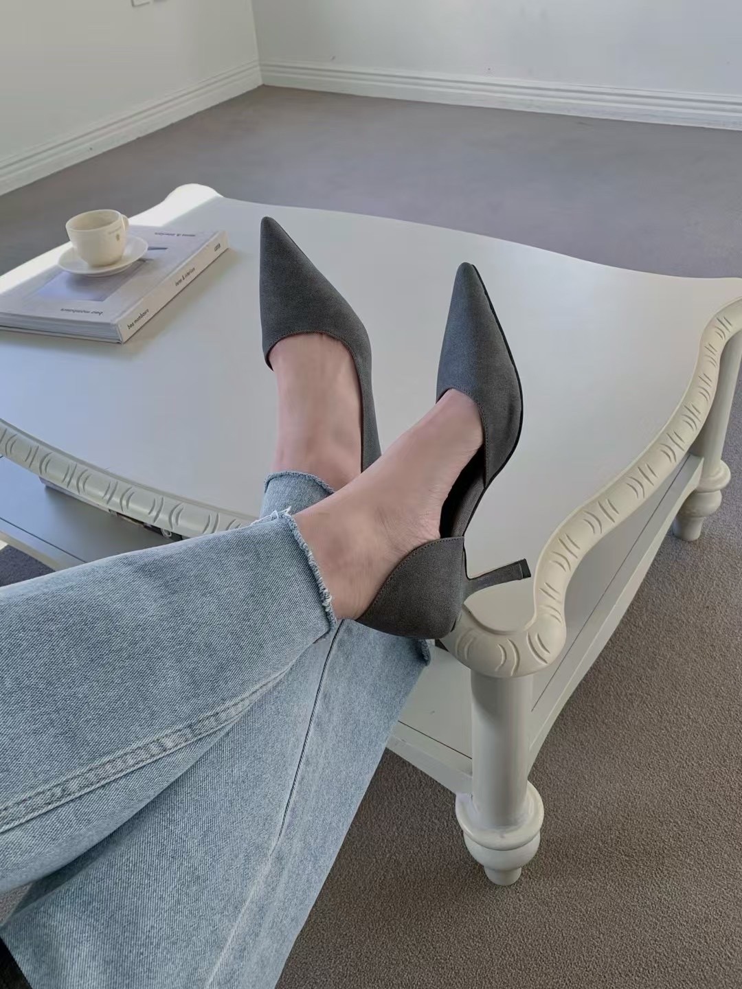 尖頭霧面高跟👠（版型正常）（8cm)