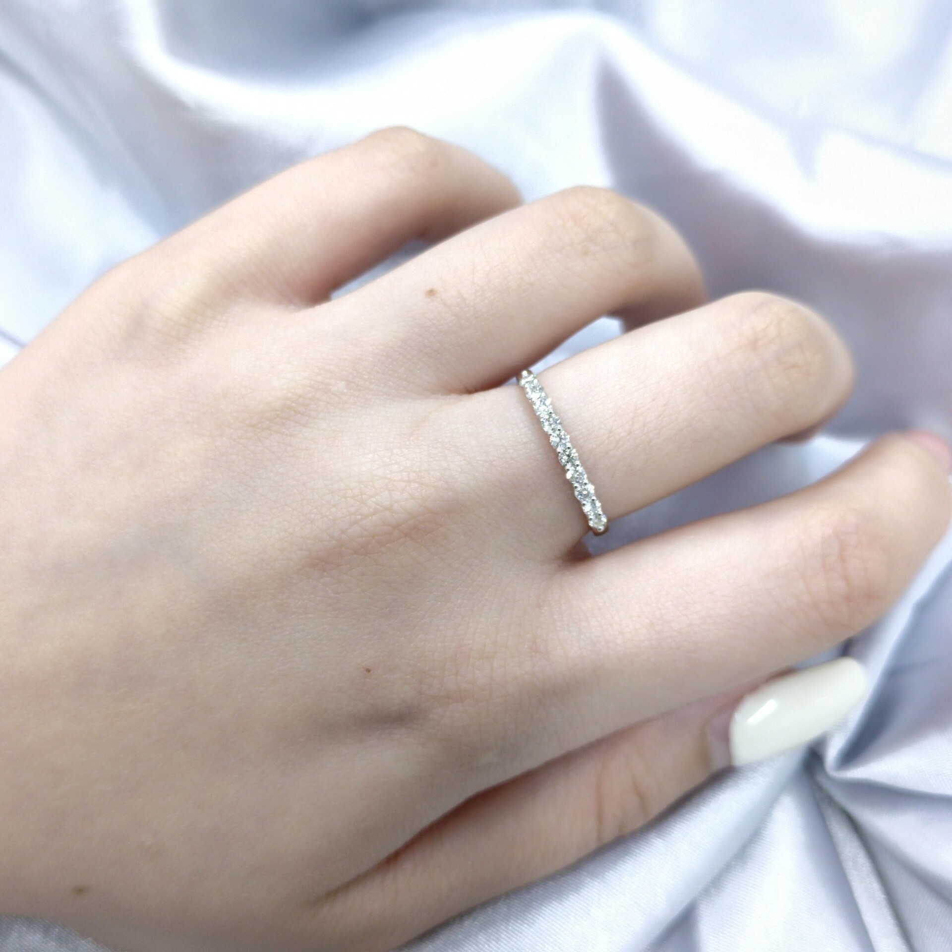 18K White Gold 0.25ct Diamond Ring