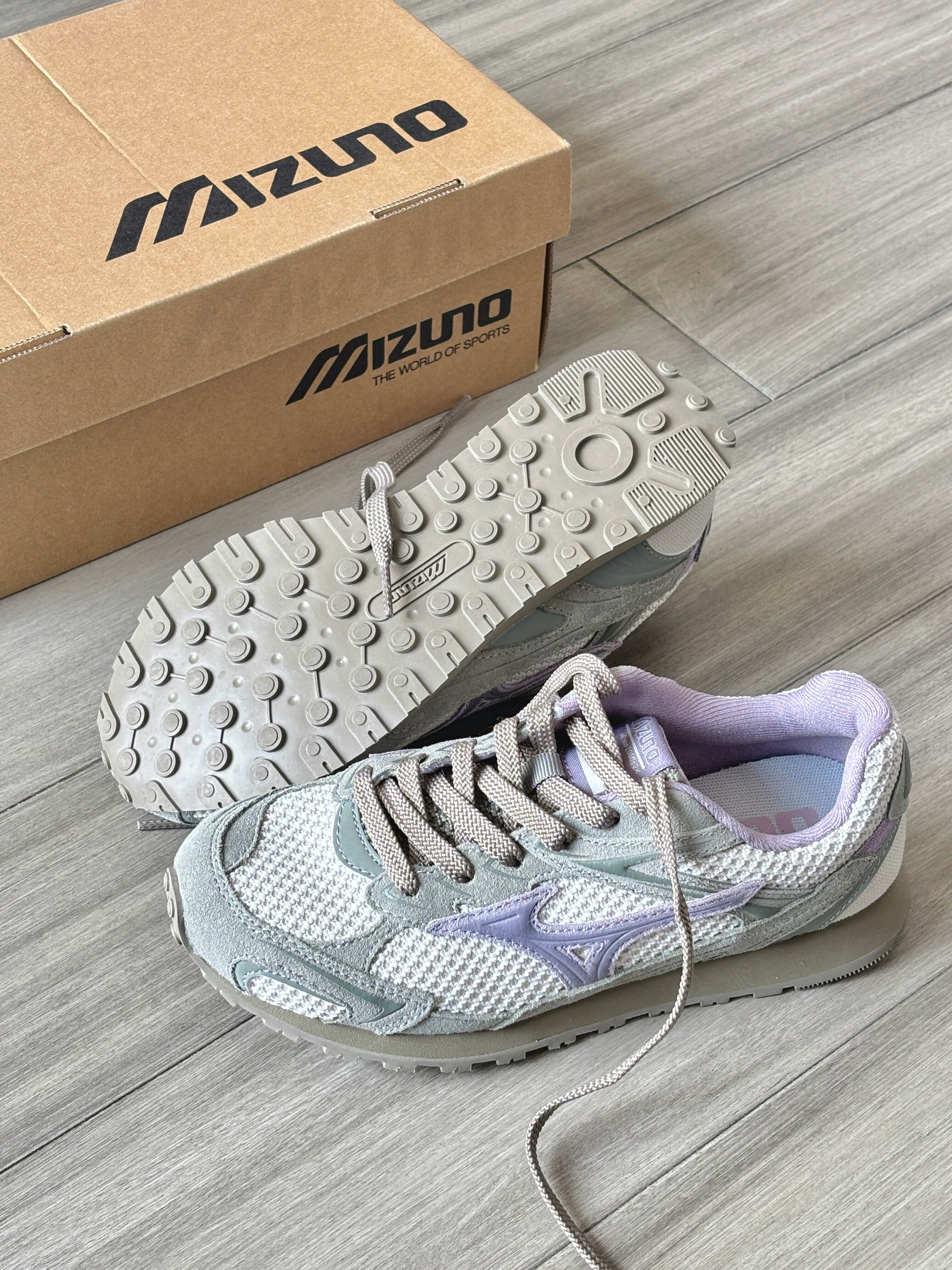 Mizuno LG 60S 2K 鼠尾草綠 紫色 麂皮 復古 慢跑鞋 老爹鞋 D1GH242104/預購