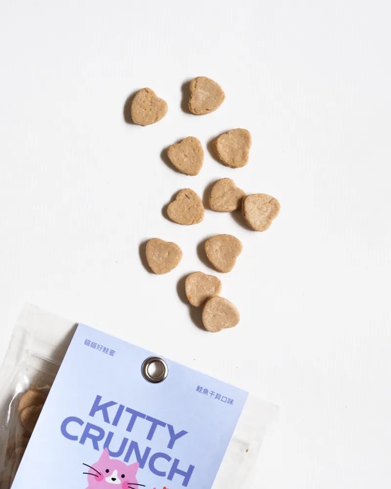 貓貓好鮭蜜【鮭魚干貝】貓咪零食 KITTY CRUNCH 40g/包