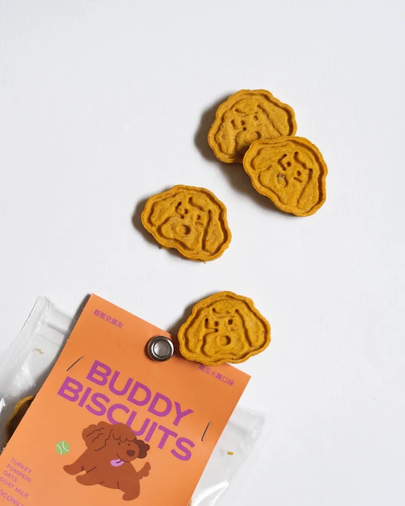 輕鬆交朋友零食【南瓜火雞】交友零食 BUDDY BISCUITS 40g/包