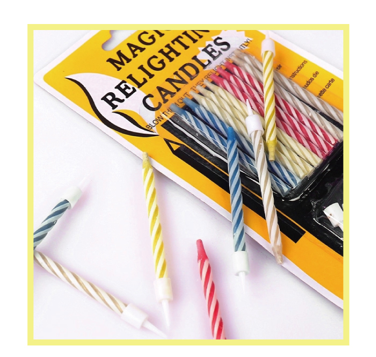 [蠟燭系列]吹不熄整人蠟燭 (10入)