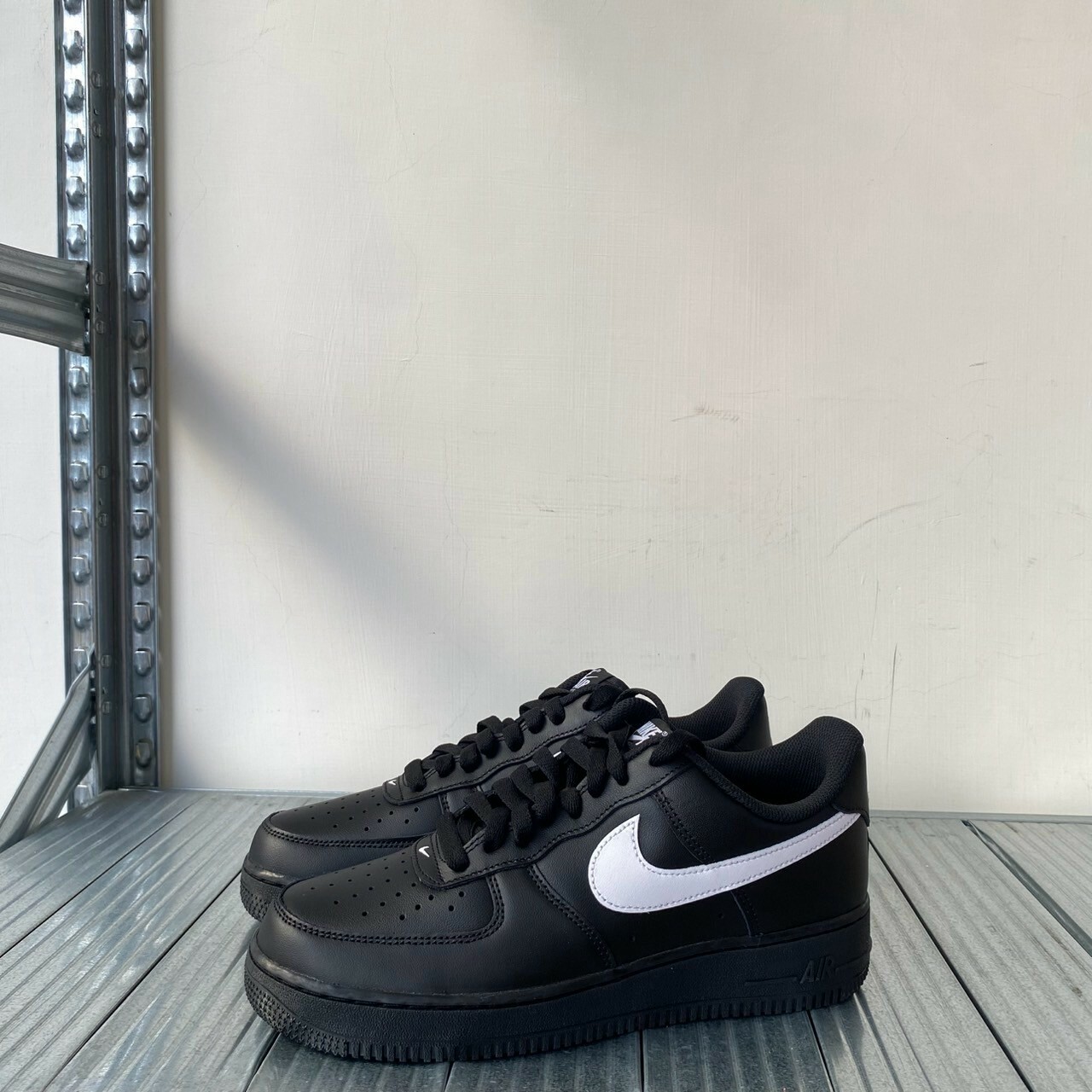 Nike Air Force 1,07 黑底白勾 男休閒鞋 FZ0627-010