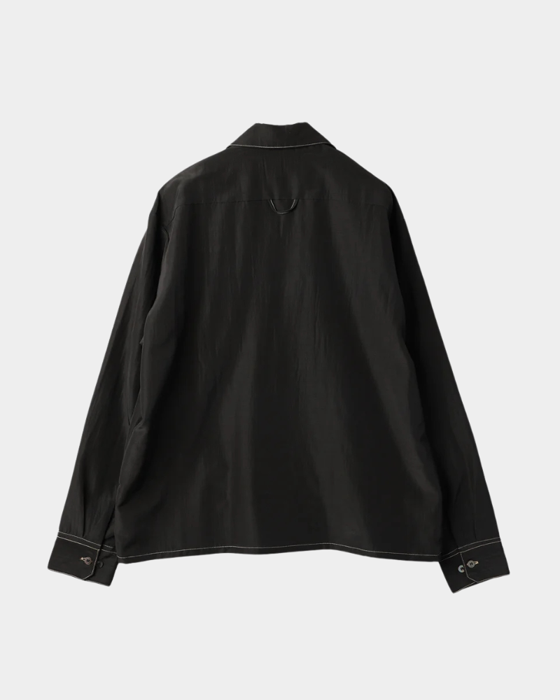 【美品】jieda RAYON WOOL OPEN COLLAR SHIRT RAYON WOOL OPEN COLLAR SHIRT – JieDa WEB STORE
