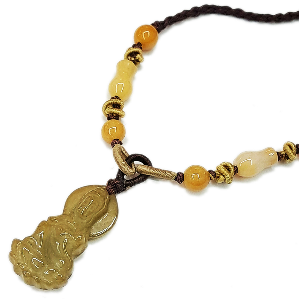 如意觀音玉佩中國結項鍊【十方】120147