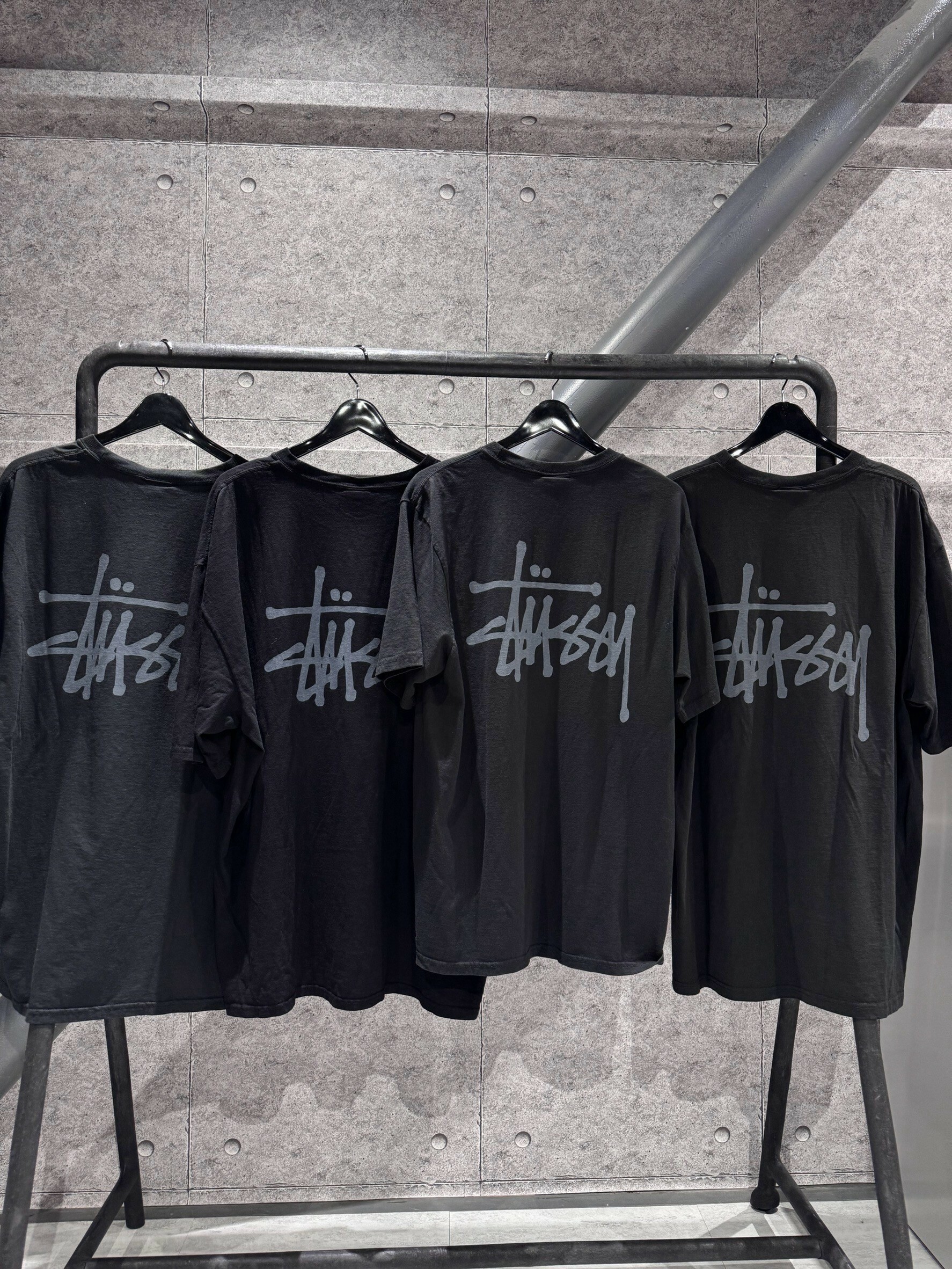 Stussy Basic pig dyed tee 基本款 銀色Logo 短袖 T
