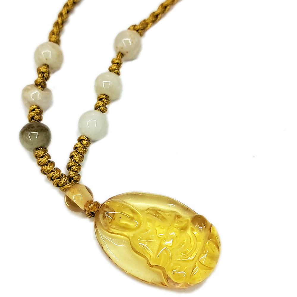 佛{黃晶}中國結項鍊【十方】133763