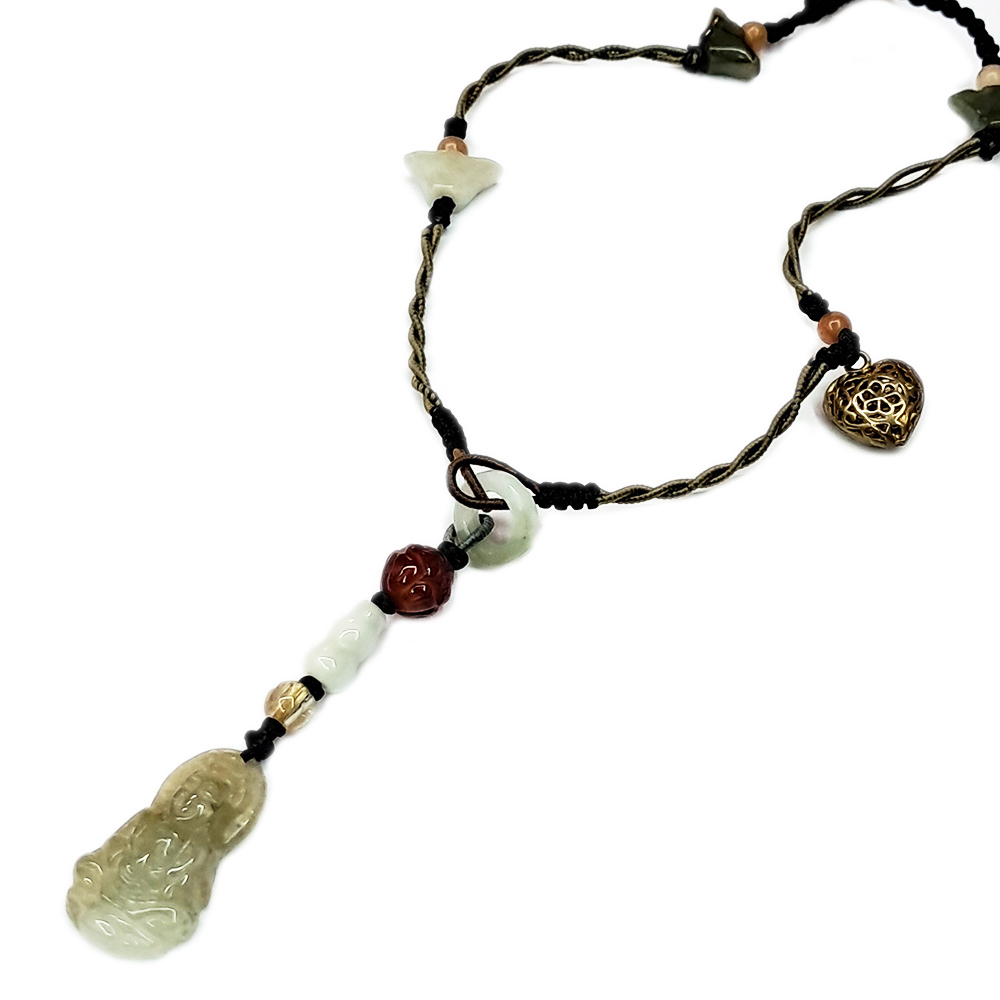 觀音小玉佩中國結項鍊【十方】133769