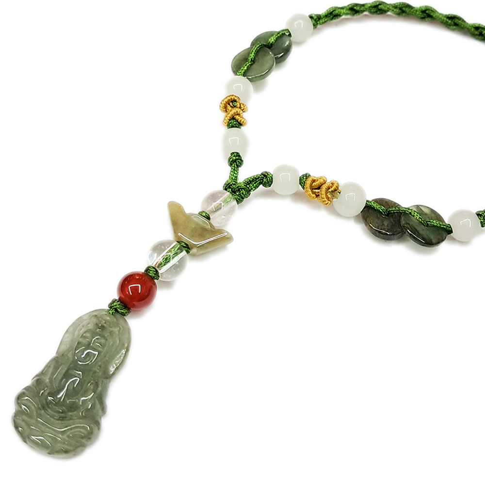 觀音小玉佩中國結項鍊【十方】133771