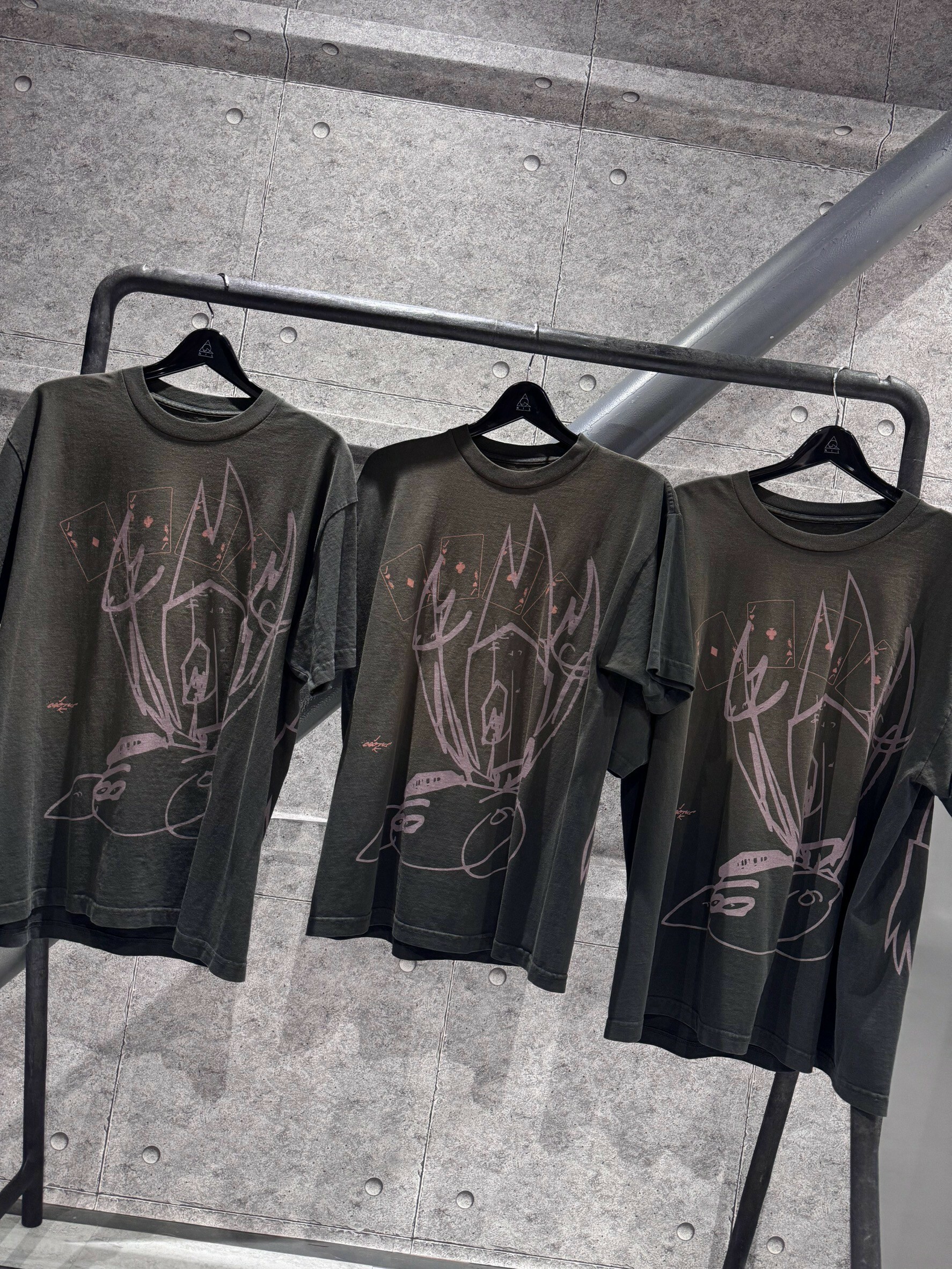 Travis Scott x FUTURA LABORATORIES 水洗圖像 短袖 T 黑色