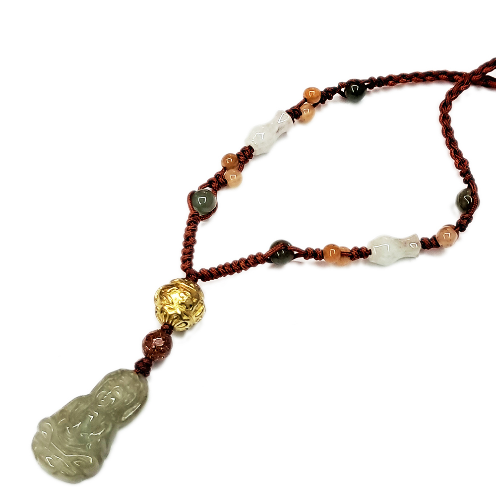 觀音小玉佩{微型}中國結項鍊【十方】133772