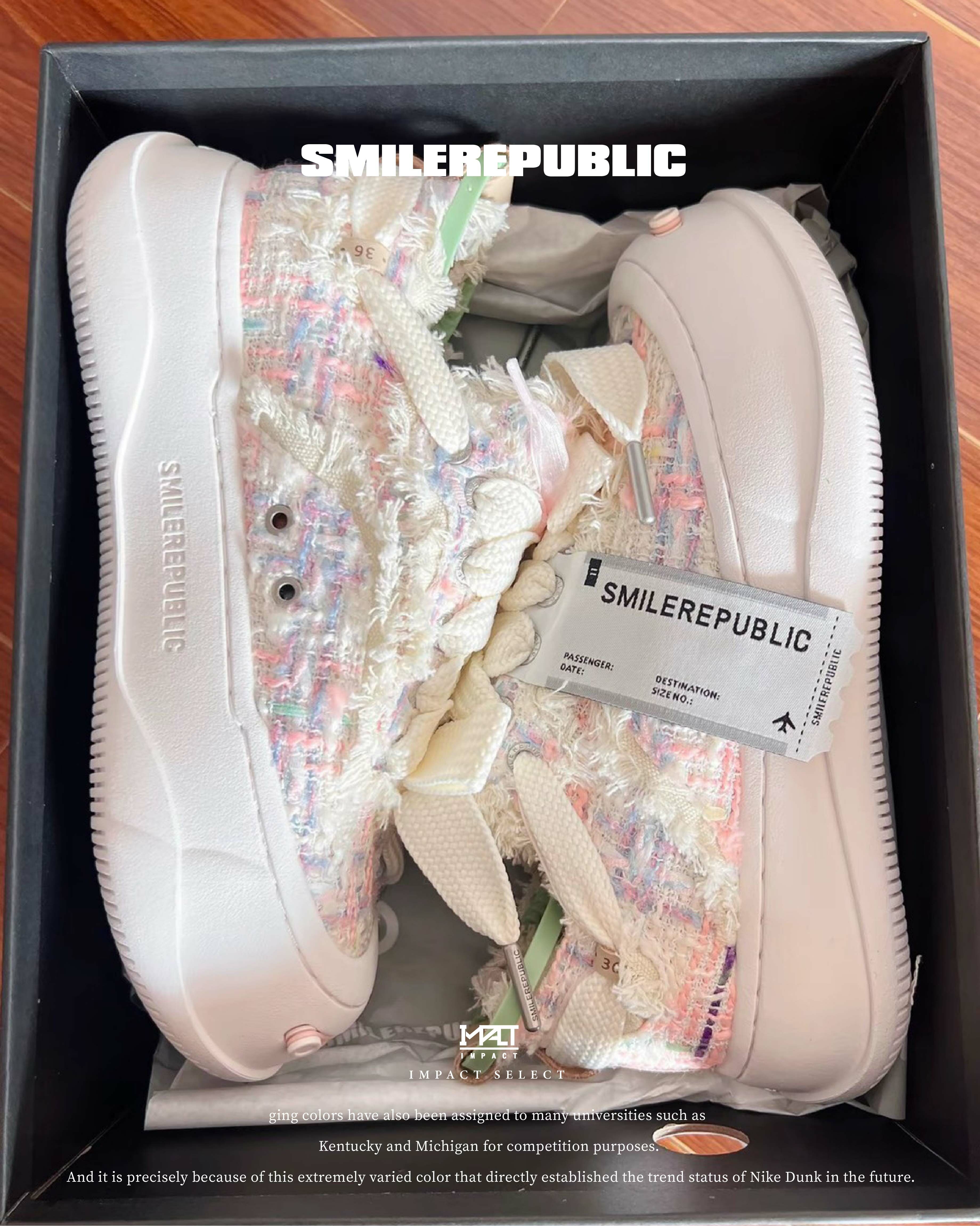 SMILEREPUBLIC 開口笑 小香風 蝴蝶結 緞帶 粉紫色 SR20230101065