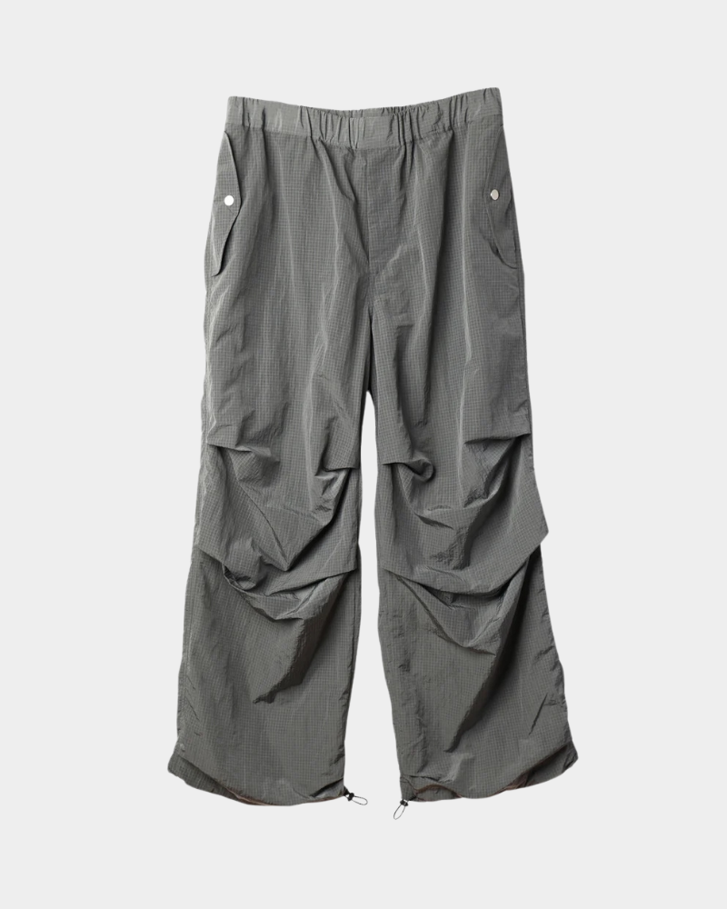 JieDa - NYLON PARACHUTE PANTS / 2COLORS