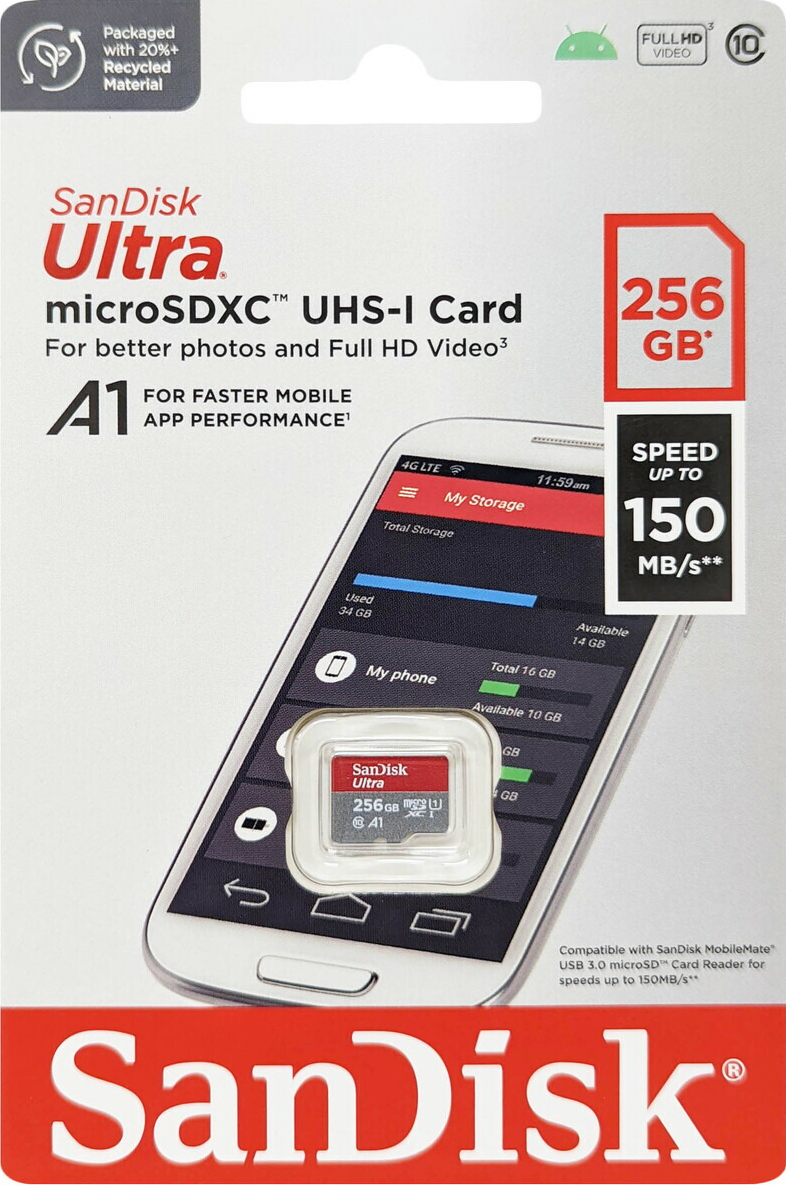 SanDisk 晟碟 Ultra microSDXC UHS-I 記憶卡 256GB