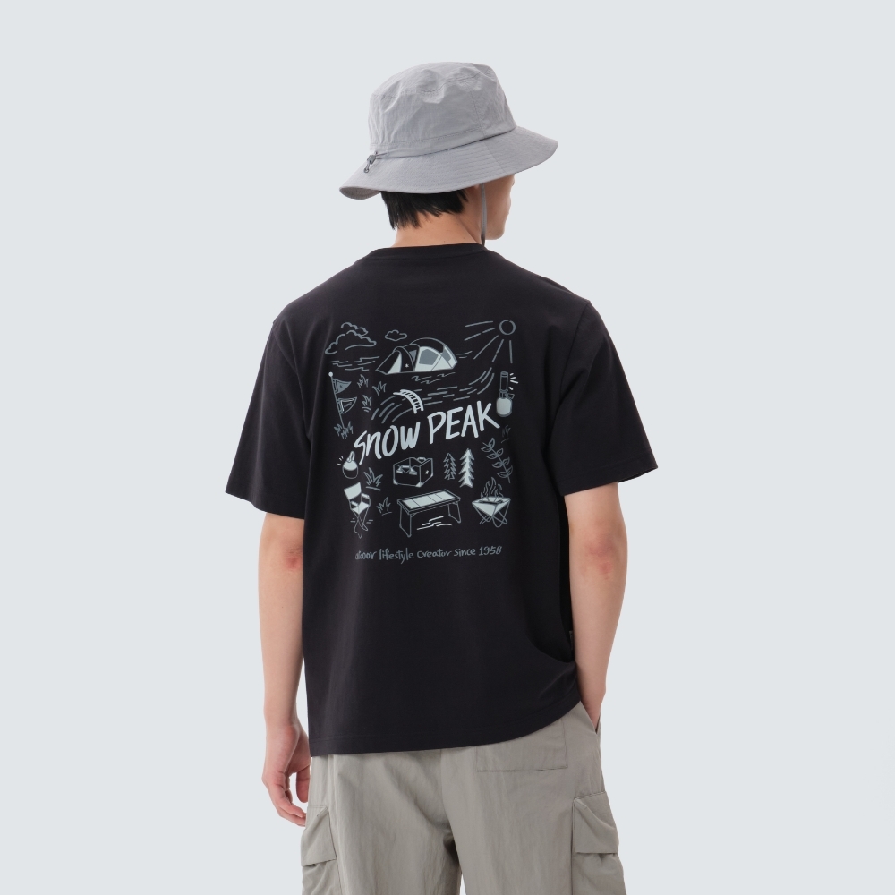 【現貨】snow peak Cotton Picnic Short Sleeve T-shirt 25SS 戶外野餐 短tee 玄彬同款 S25MUFTS60
