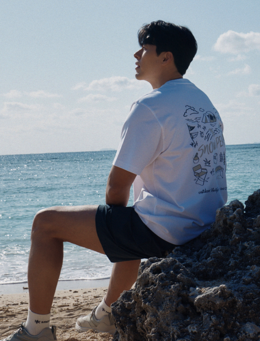 【現貨】snow peak Cotton Picnic Short Sleeve T-shirt 25SS 戶外野餐 短tee 玄彬同款 S25MUFTS60