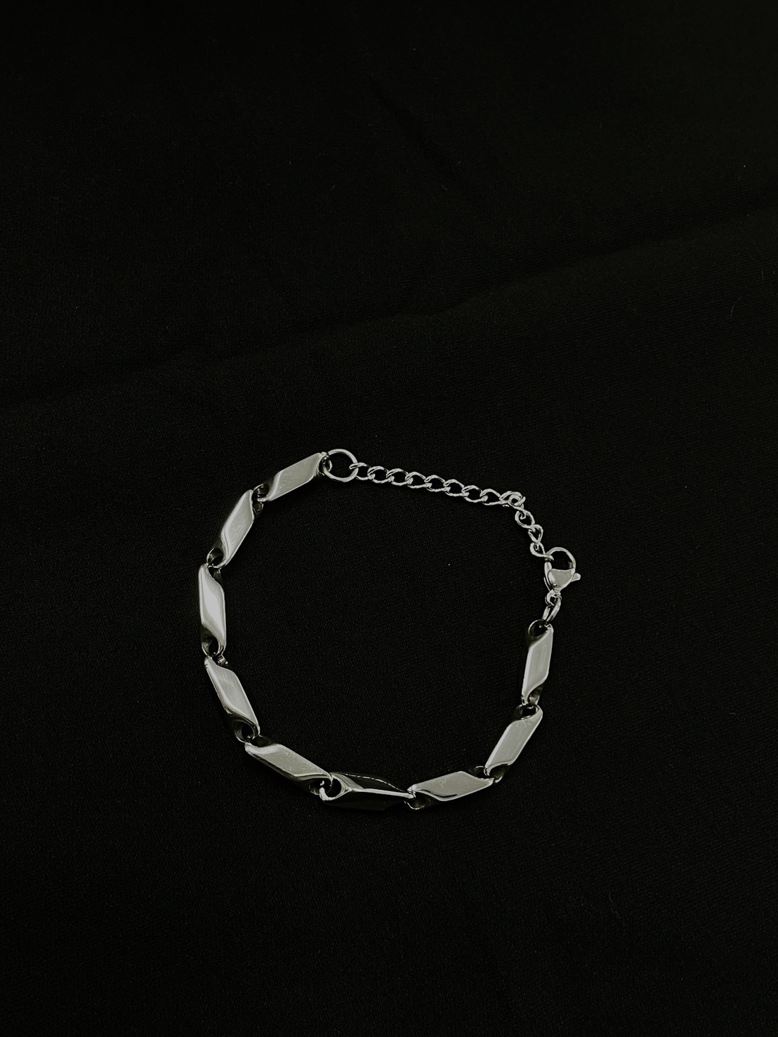 (GOAL) 刀片 鈦鋼 手鍊 亮銀