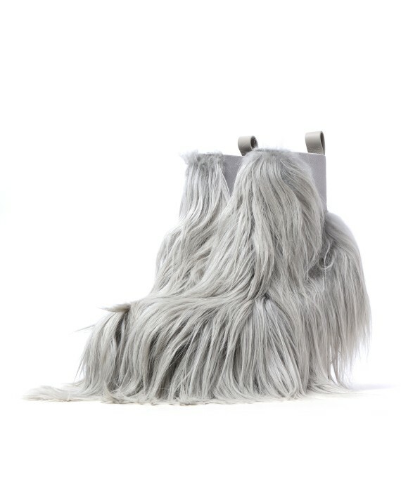 【Focus Store】預購 RICK OWENS Kiss 45 Boots "Light Grey" 淺灰 馬毛