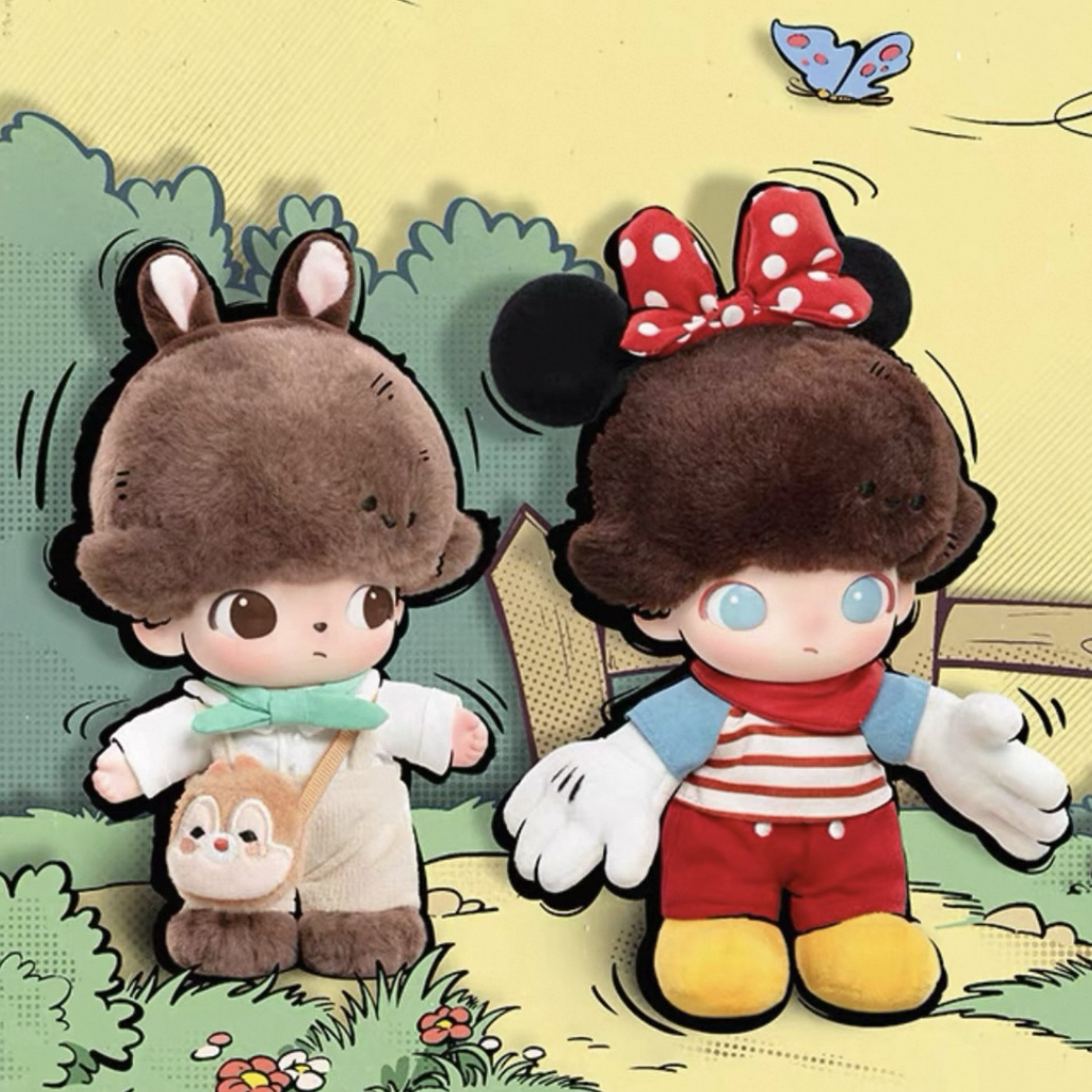 POP MART 泡泡瑪特 POPMART DIMOO WORLD x 迪士尼搪膠毛絨系列 公仔 盲盒 鑰匙圈 吊飾 掛件